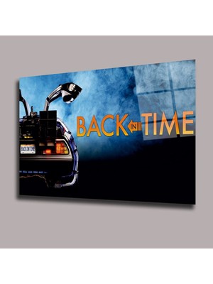 Glassual Art Geleceğe Dönüş Sinema ve Ünlüler Cam Tablo PCT0932