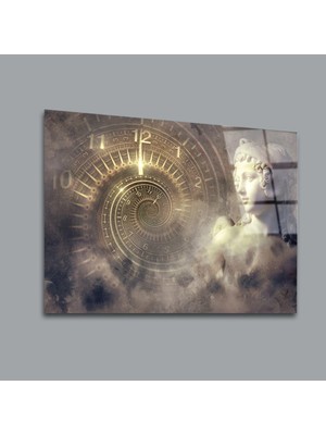 Glassual Art Antik Yunan Heykeller Cam Tablo PCT0112