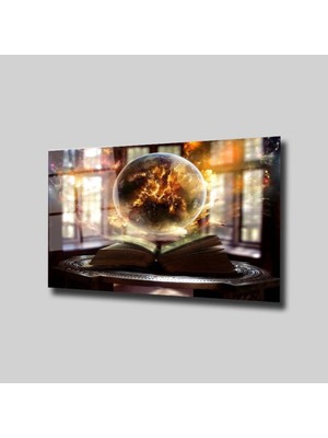 Glassual Art Küre Din ve Inanç Cam Tablo PCT0392