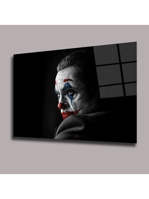 Glassual Art Joker Yan Görünüşü Sinema ve Ünlüler Cam Tablo PCT0869