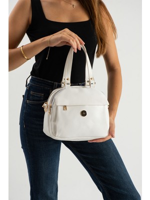 Rky Serenity Sanmorris Kadın Suni Deri Ayarlanabilir Çapraz Askılı Smart Casual Omuz ve El Çantası