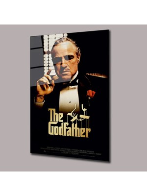 Glassual Art The Godfather Baba Sinema ve Ünlüler Cam Tablo PCT0918