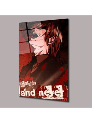 Glassual Art Yagami Light Anime Cam Tablo PCT0446