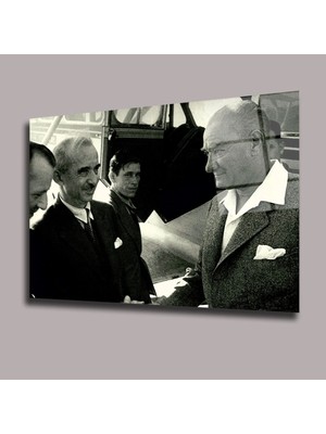 Glassual Art Atatürk 32 Atatürk ve Türkiye Cam Tablo PCT0531