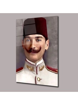 Glassual Art Atatürk 24 Atatürk ve Türkiye Cam Tablo PCT0520