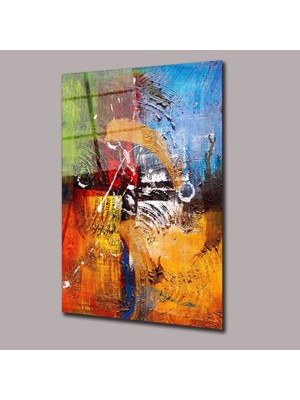 Glassual Art Renklerin Harmonisi Başyapıtlar Cam Tablo PCT0551