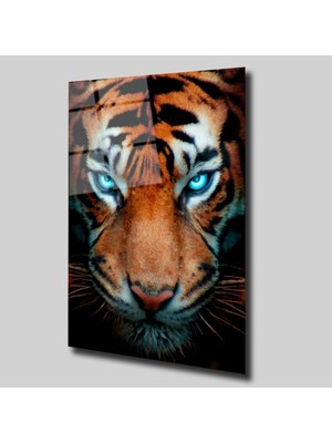 Glassual Art Kaplan Hayvanlar Alemi Cam Tablo PCT0292