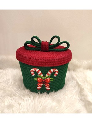 Antioch Art and Design Çok Amaçlı Yılbaşı Sepeti Organizer Banyo Makyaj Çorap Havlu Düzenleyici Hediye Sepeti