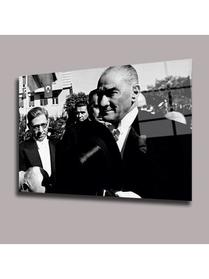 Glassual Art Atatürk 40 Atatürk ve Türkiye Cam Tablo PCT0540