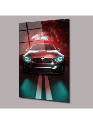 Glassual Art Bmw Araba Cam Tablo PCT0811