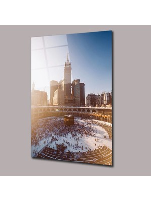 Glassual Art Kabe Uzak Görüntüsü Din ve Inanç Cam Tablo PCT0824