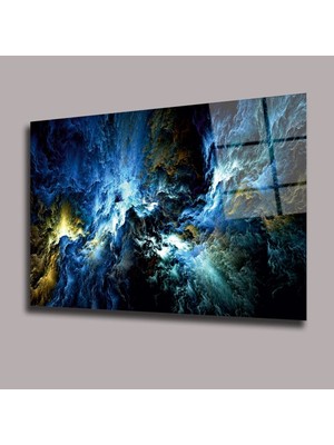 Glassual Art Renkli Sarkıtlar Renk Cümbüşü Cam Tablo PCT0622