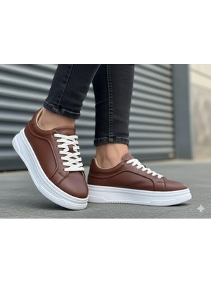 Tiggo Sneaker Yüksek Tabanlı Ortapedik Yumuşak Rahat Spor Ayakkabı