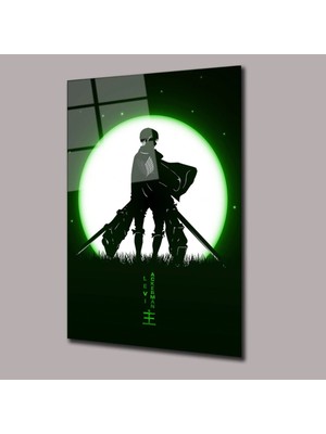 Glassual Art Levi Ackerman Anime Camtablo PCT0458