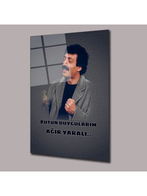 Glassual Art Müslüm Gürses Sinema ve Ünlüler Cam Tablo PCT0903