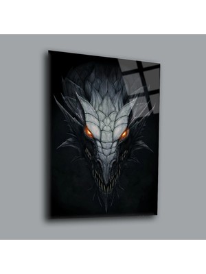 Glassual Art Ejderha Hayvanlar Alemi Cam Tablo PCT0020