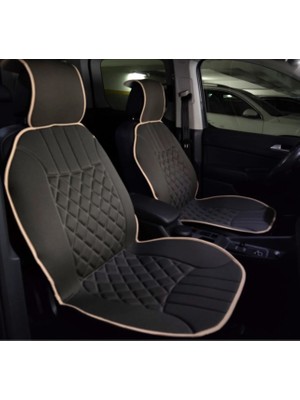 Point Byd Seal U Ev Koyu-Bej Biyeli Oto Koltuk Minderi Ön Iki Koltuk