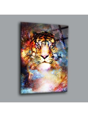 Aslan Hayvanlar Alemi Cam Tablo PCT0003