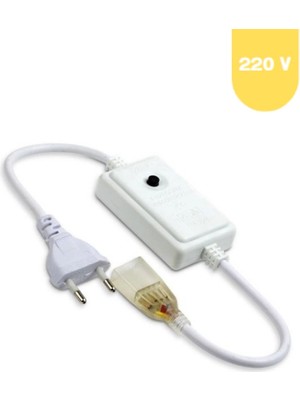 Powerr Led Aydınlatma Rgb Hortum LED Fiş 220 V Güç Kablosu 4 Pin