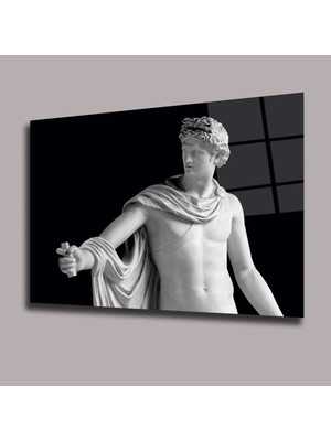 Glassual Art Davud Heykeli Heykeller Cam Tablo PCT0588