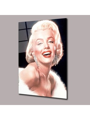 Glassual Art Marilyn Monroe Sinema ve Ünlüler Cam Tablo PCT0896