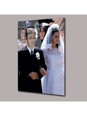 Gelin ve Damat Scarface Elvira ve Tony Sinema ve Ünlüler Cam Tablo PCT0908