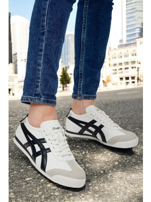 Etayger Beyaz Siyah 40-45 Unisex Günlük Spor Ayakkabı