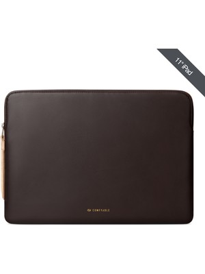 Comfyable Suya Dayanıklı iPad Pro/Air 9.7"-11" Tablet Kılıfı - Smart/Magic Klavye Uyumlu - Çikolata