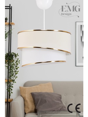 Feyza Design Modern Kumaş Galaksi Avize, Yatak ve Çocuk Odası Için Şık Aydınlatma