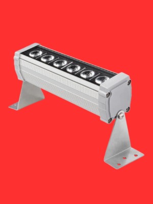Powerr Led Aydınlatma 17 cm 6 Watt Kırmızı Işık Wallwasher Duvar Boyama IP65