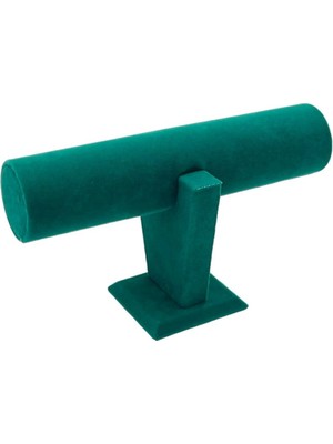 Yeşil Renkli 23 cm Tekli Bileklik Standı, Şık ve Kullanışlı Tasarım