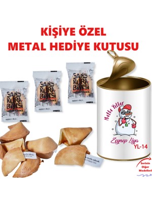 E-Hediyeci Yılbaşı Hediye Kutusu, Konsept Yeni Yıl Hediyesi, Yılbaşı Parti Seti, Yılbaşı Hediyesi,mesajlı Şans Kurabiyesi, Sevgiliye Hediye, Arkadaşa Konsept Hediye Kutusu (3 Adet Şans Kurabiyesi)