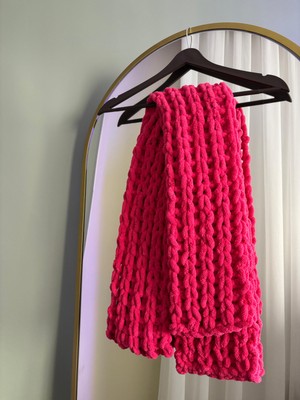 El Örgüsü Puffy Atkı