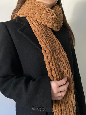 El Örgüsü Puffy Atkı