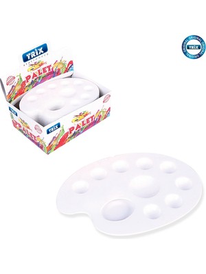 Trix Resim Paleti Beyaz 1 Adet