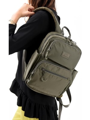 571 Collections Çanta Unisex Suya Dayanıklı Ultra Hafif Çok Bölmeli Orta Boy Sırt Çantası(Su Geçirmez, Notebook, Laptop)