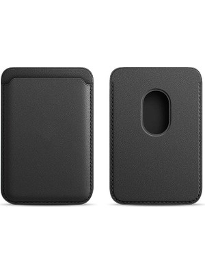 MMP Shop Iphone 17 / 17 Air / 17 Pro / 17 Pro Max Uyumlu Magsafe Cüzdan Kartlık Suni Deri Kartlık