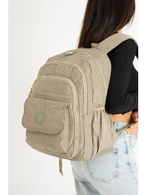 571 Collections Çanta Vizon Ultra Hafif Çok Cepli Su Geçirmez Sırt Çantası ( Laptop, Notebook, Okul, Spor, Seyahat )