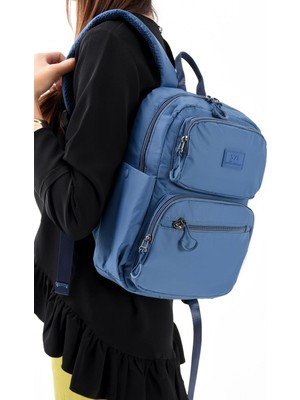 571 Collections Çanta Unisex Suya Dayanıklı Ultra Hafif Çok Bölmeli Orta Boy Sırt Çantası(Su Geçirmez, Notebook, Laptop)