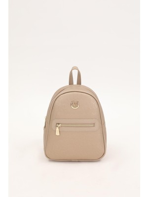 Levidor Lêvi D'or Petek Desen Detaylı Suni Deri Kadın Sırt Çantası – Şık ve Günlük Kullanım Için