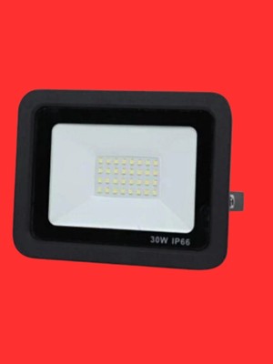 Powerr Led Aydınlatma 30 Watt Siyah Slim Kasa Kırmızı Işık IP65 LED Projektör