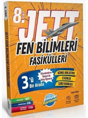 Storemax 8. Sınıf Jett Fen Bilimleri Fasikülleri