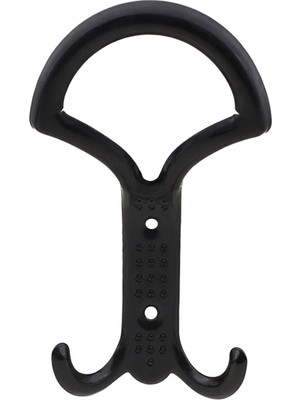 Mudopazar (2 Adet) Noktalı Metal Portmanto Vestiyer Duvar Askısı Dolap Elbise Askılığı