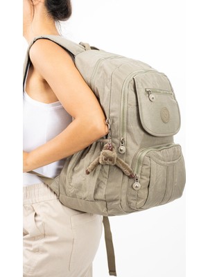 571 Collections Çanta Unisex Ultra Hafif Çok Cepli Su Geçirmez Okul Seyahat ve Günlük Sırt Çantası