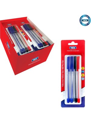 Trix Tükenmez Kalem Seti 4 'lü