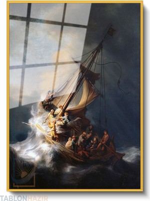 Tablonhazır Dikey Çerçeveli Cam Klasik Görsel Ressam Modern Ev Dekoru Duvar Sanatı Ev Ofis Tablosu