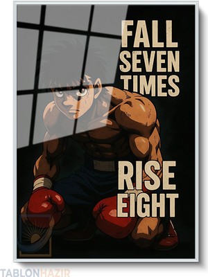 Tablonhazır Dikey Çerçeveli Cam Ippo Modern Ev Dekoru Duvar Sanatı Ev Ofis Tablosu