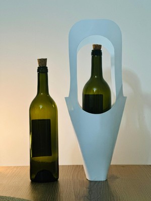 Orbak Kağıtçılık Buket ve Saksı Çiçek Taşıma Için Beyaz Lüks Kağıt Çanta | 50 Adet