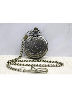 Ttt Oyun Kartı Tasarımlı Köstekli Saat