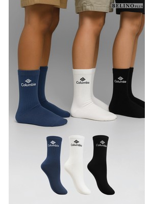 Belinoplus Erkek Çocuk Çorabı Clmbia Desen 6 Lı Paket